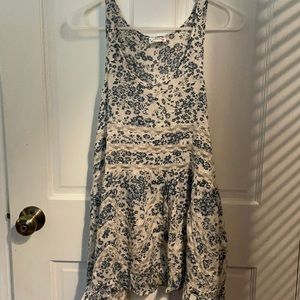 Free People Lace and Voile Trapeze Dress